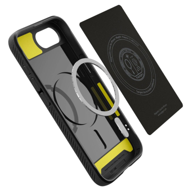 Spigen Sustiprintas Armor MagSafe Dėklas skirtas iPhone SE 4 (2025) - Juodas 7