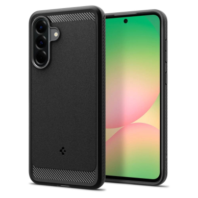 Spigen Sustiprintas Armor, Matinis Juodas - Samsung Galaxy A56 5G