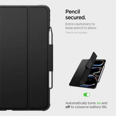 Spigen Rugged Armor Pro Dėklas iPad Pro 13 2024 - Juodas 17 Spigen Rugged Armor Pro Dėklas iPad Pro 13 2024 - Juodas 17