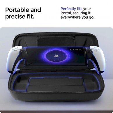 Spigen Rugged Armor Pro Dėklas Sony Playstation Portal - Juodas 16 Spigen Rugged Armor Pro Dėklas Sony Playstation Portal - Juodas 16