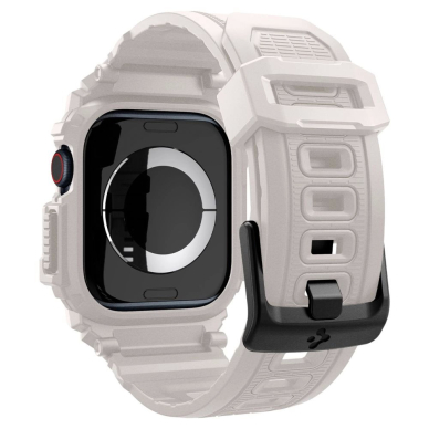Apple Watch 10 (46mm) Spigen Rugged Armor „Pro“ dirželis – smėlinis 1