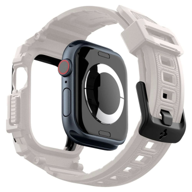 Apple Watch 10 (46mm) Spigen Rugged Armor „Pro“ dirželis – smėlinis 7