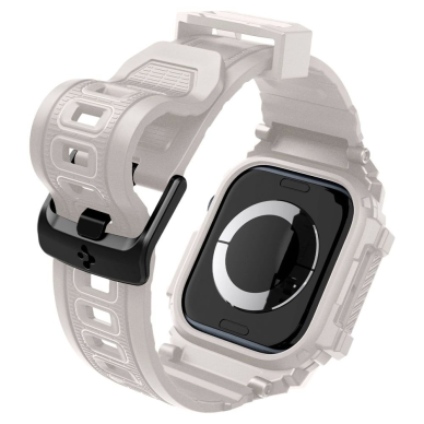 Apple Watch 10 (46mm) Spigen Rugged Armor „Pro“ dirželis – smėlinis 9