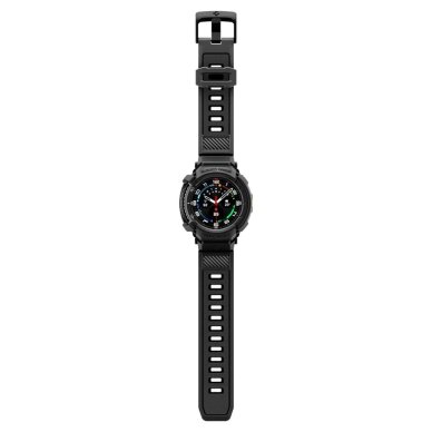 Samsung Galaxy Watch 8 Classic 46mm Spigen Rugged Armor Pro dirželis – matinės juodos spalvos 7