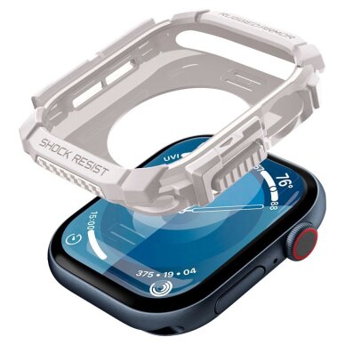 Apple Watch 10 46mm Spigen Rugged Armor dirželis – smėlinis 6 Apple Watch 10 46mm Spigen Rugged Armor dirželis – smėlinis 6