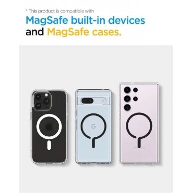 Spigen S570W Asmenukių lazda su MagSafe, trikoju ir Bluetooth – juodas 2