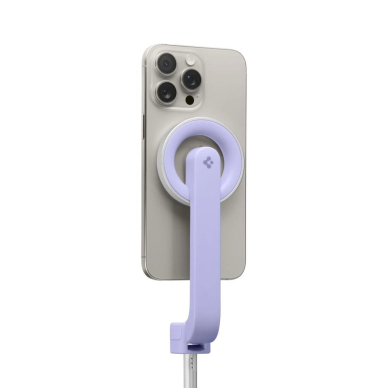 Spigen S571W Asmenukių lazda su MagSafe, Bluetooth ir trikoju – violetinis 3