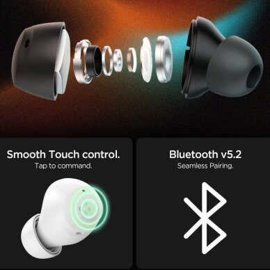 Belaidės ausinės Spigen SA2401 ANC Pro – juodos 6