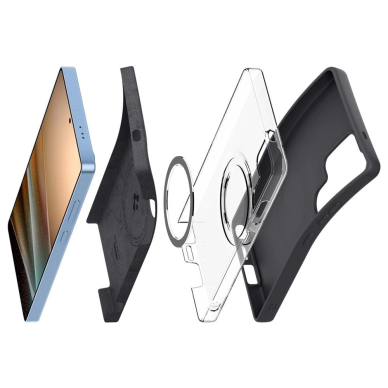 Spigen Silicone Fit Mag dėklas Samsung Galaxy S25 Ultra - juodas 13