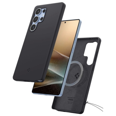 Spigen Silicone Fit Mag dėklas Samsung Galaxy S25 Ultra - juodas 7