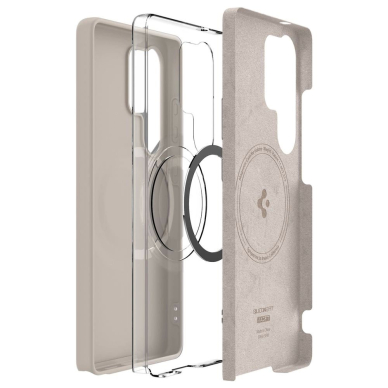 Spigen Silicone Fit Mag dėklas Samsung Galaxy S25 Ultra - titano 13