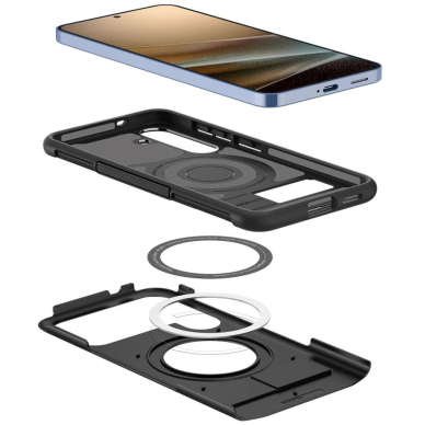 Spigen Slim Armor Dėklas Samsung Galaxy S25+ - Juodas 5