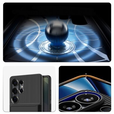 Samsung Galaxy S26 Ultra Spigen Slim Armor CS dėklas – juodas 11 Samsung Galaxy S26 Ultra Spigen Slim Armor CS dėklas – juodas 11