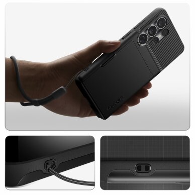 Samsung Galaxy S26 Ultra Spigen Slim Armor CS dėklas – juodas 12