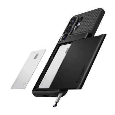 Samsung Galaxy S26 Ultra Spigen Slim Armor CS dėklas – juodas 7 Samsung Galaxy S26 Ultra Spigen Slim Armor CS dėklas – juodas 7