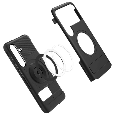 Spigen Slim Armor Mag MagSafe Dėklas Samsung Galaxy S25 - Juodas 7 Spigen Slim Armor Mag MagSafe Dėklas Samsung Galaxy S25 - Juodas 7