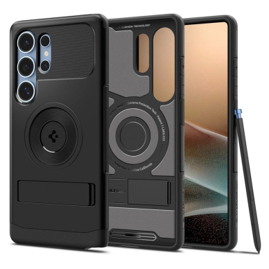 Samsung Galaxy S25 Ultra – Spigen Slim Armor Mag MagSafe dėklas - Juodas