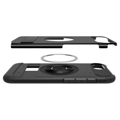 Spigen Slim Armor MagSafe Dėklas skirtas iPhone SE 4 (2025) - Juodas 7