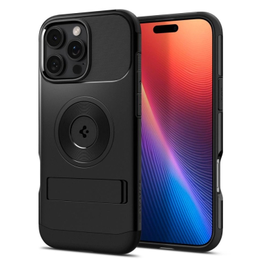Spigen Slim Armor MagSafe iPhone 16 Pro Dėklas - Juodas 11