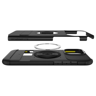 Spigen Slim Armor MagSafe iPhone 16 Pro Dėklas - Juodas 5