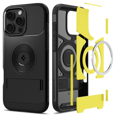 Spigen Slim Armor MagSafe iPhone 16 Pro Dėklas - Juodas