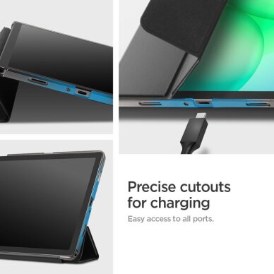 Samsung Galaxy Tab A9+ / A11+ Spigen Smart Fold dėklas – juodas 14