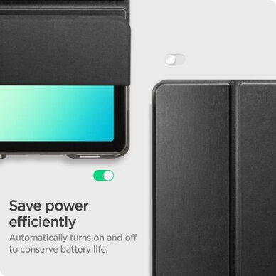 Samsung Galaxy Tab A9+ / A11+ Spigen Smart Fold dėklas – juodas 15 Samsung Galaxy Tab A9+ / A11+ Spigen Smart Fold dėklas – juodas 15