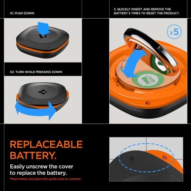 Lokatorius Spigen TagMe – juodas 13