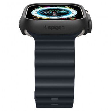 Ekrano apsauga Spigen THIN FIT Apple Watch ULTRA (49MM) Juoda 8 Ekrano apsauga Spigen THIN FIT Apple Watch ULTRA (49MM) Juoda 8
