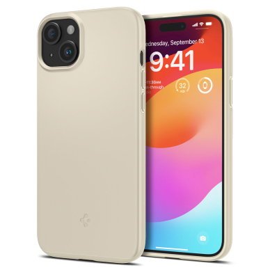 Spigen Thin Fit case for iPhone 15 Plus - beige Spigen Thin Fit case for iPhone 15 Plus - beige