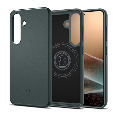 Spigen Thin Fit Mag dėklas Samsung Galaxy S25 - žalias 10