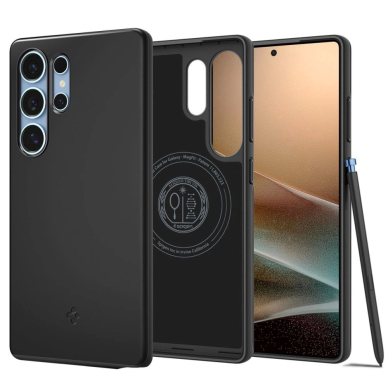 Spigen Thin Fit Mag Dėklas Samsung Galaxy S25 Ultra - Juodas Spigen Thin Fit Mag Dėklas Samsung Galaxy S25 Ultra - Juodas