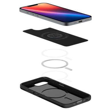 Spigen Thin Fit Mag iPhone 16e Dėklas - Juodas 6