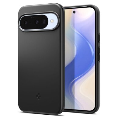 Google Pixel 10 / 10 Pro dėklas Spigen Thin Fit Mag, MagSafe – juodas 1