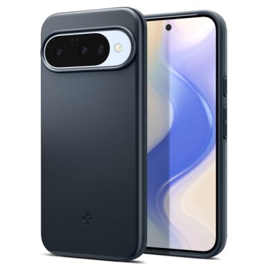 Google Pixel 10 / 10 Pro dėklas Spigen Thin Fit Mag, MagSafe – grafitas 1