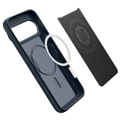 Google Pixel 10 / 10 Pro dėklas Spigen Thin Fit Mag, MagSafe – grafitas 11