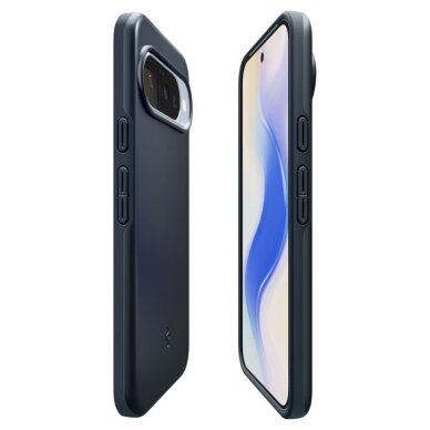 Google Pixel 10 / 10 Pro dėklas Spigen Thin Fit Mag, MagSafe – grafitas 8