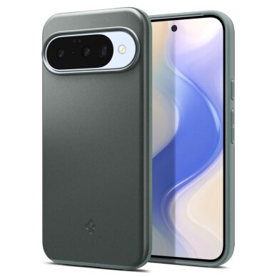 Google Pixel 10 / 10 Pro dėklas Spigen Thin Fit Mag, MagSafe – žalias 1