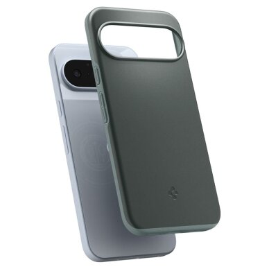Google Pixel 10 / 10 Pro dėklas Spigen Thin Fit Mag, MagSafe – žalias 7