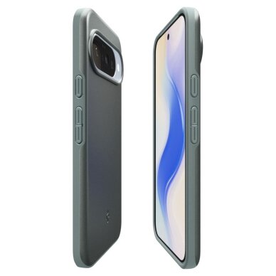 Google Pixel 10 / 10 Pro dėklas Spigen Thin Fit Mag, MagSafe – žalias 8