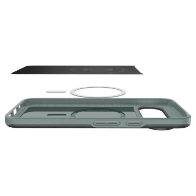 Google Pixel 10 / 10 Pro dėklas Spigen Thin Fit Mag, MagSafe – žalias 9