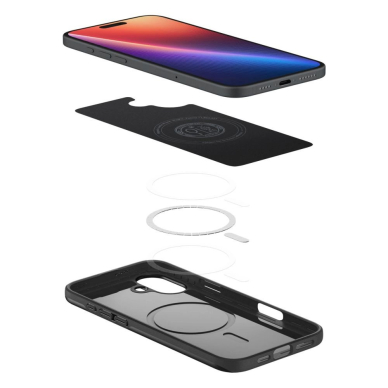 Spigen Thin Fit MagSafe Dėklas skirtas iPhone 16 Plus - Juodas 6