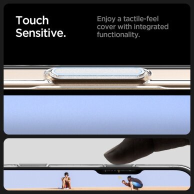 iPhone 16 Pro Spigen Thin Fit MagSafe dėklas – skaidrus / baltas 8 iPhone 16 Pro Spigen Thin Fit MagSafe dėklas – skaidrus / baltas 8