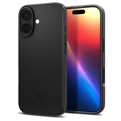 iPhone 17 Spigen Thin Fit MagSafe dėklas – juodas 1 iPhone 17 Spigen Thin Fit MagSafe dėklas – juodas 1