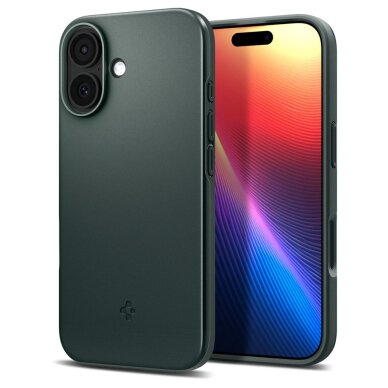 iPhone 17 Spigen Thin Fit MagSafe dėklas – žalias 10 iPhone 17 Spigen Thin Fit MagSafe dėklas – žalias 10