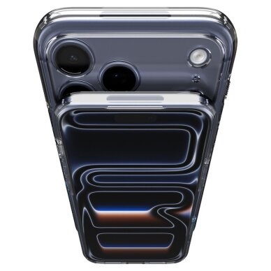iPhone 17 Pro Spigen Thin Fit MagSafe dėklas – skaidrus tamsiai mėlynas 8 iPhone 17 Pro Spigen Thin Fit MagSafe dėklas – skaidrus tamsiai mėlynas 8