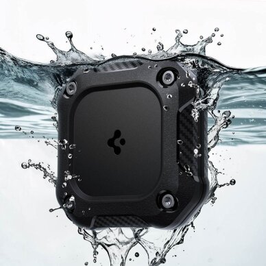 AirTag 1/2 dėklas Spigen Tough Armor – juodas 9