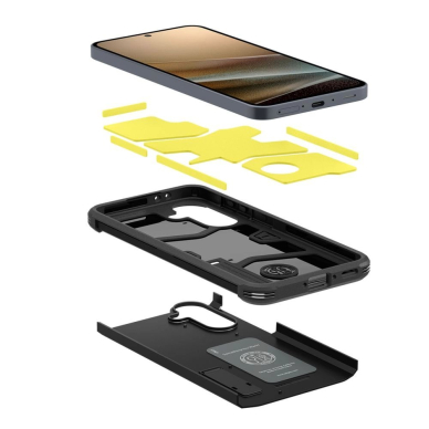 Spigen Tough Armor Dėklas skirtas Samsung Galaxy A36 5G - Juodas 5