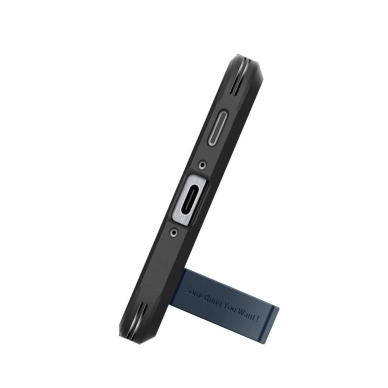 Spigen Tough Armor Dėklas skirtas Samsung Galaxy A56 5G - Pilkas/Juodas 6