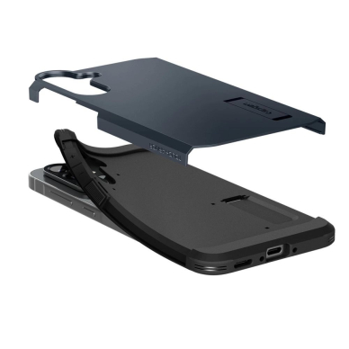 Spigen Tough Armor Dėklas skirtas Samsung Galaxy A56 5G - Pilkas/Juodas 8